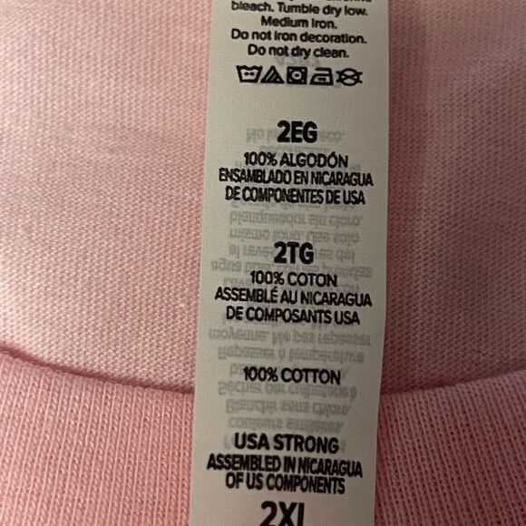 Bella Canvas - light pink / white glitter JEEP LIFE tee - Picture 5 of 6